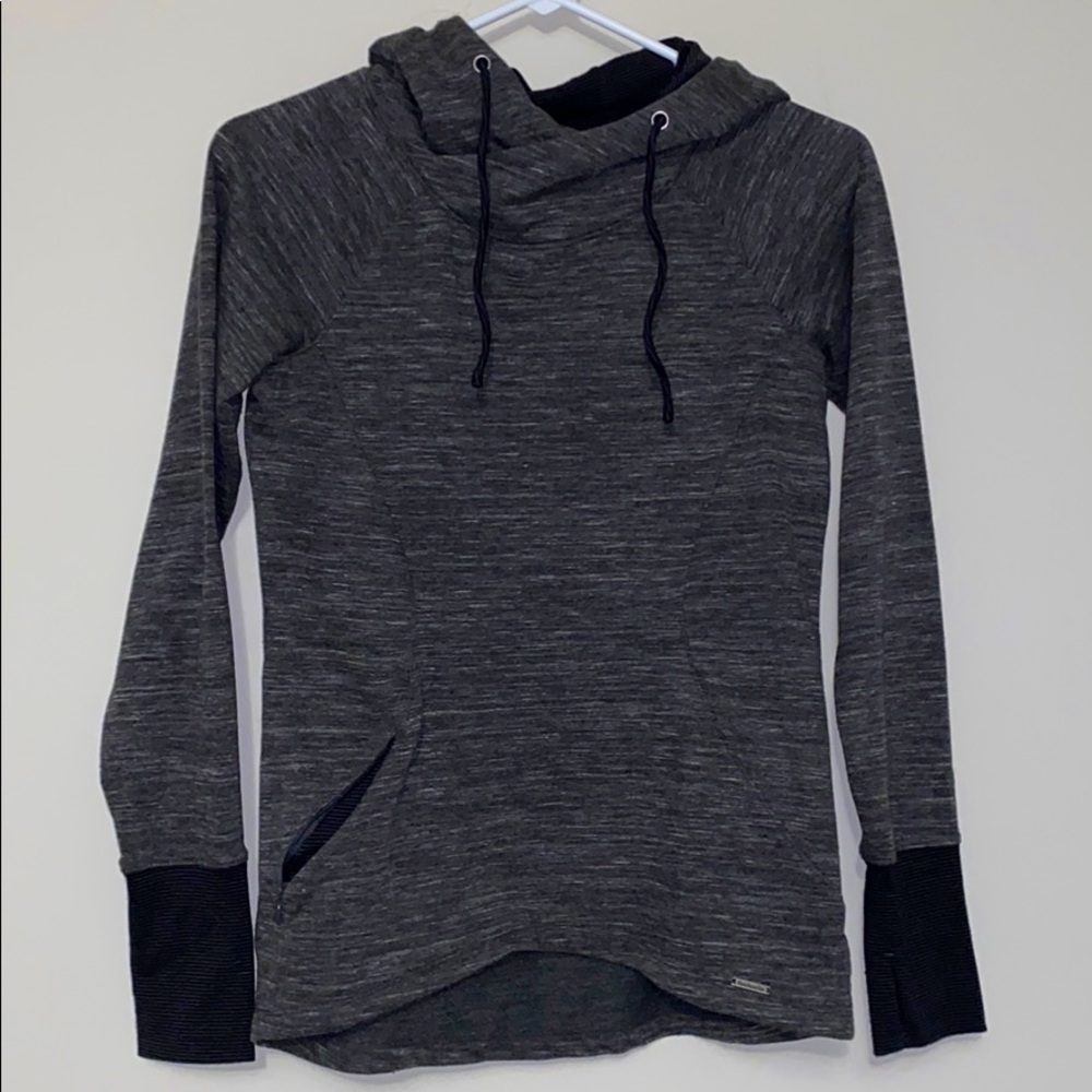 Avalanche Charcoal Grey Hooded Sweatshirt
